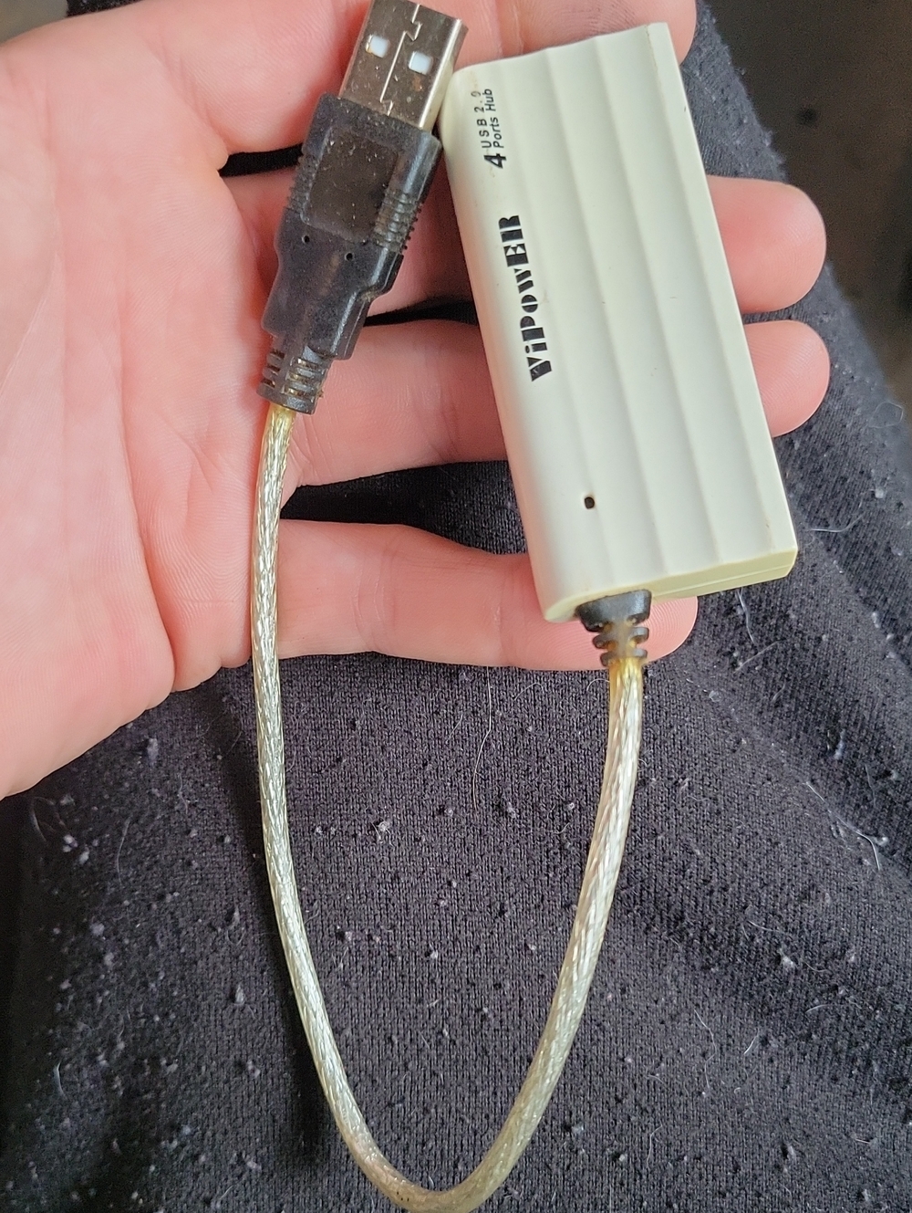 PS2 VIPower USB 2.0 4-Port Hub - Cream